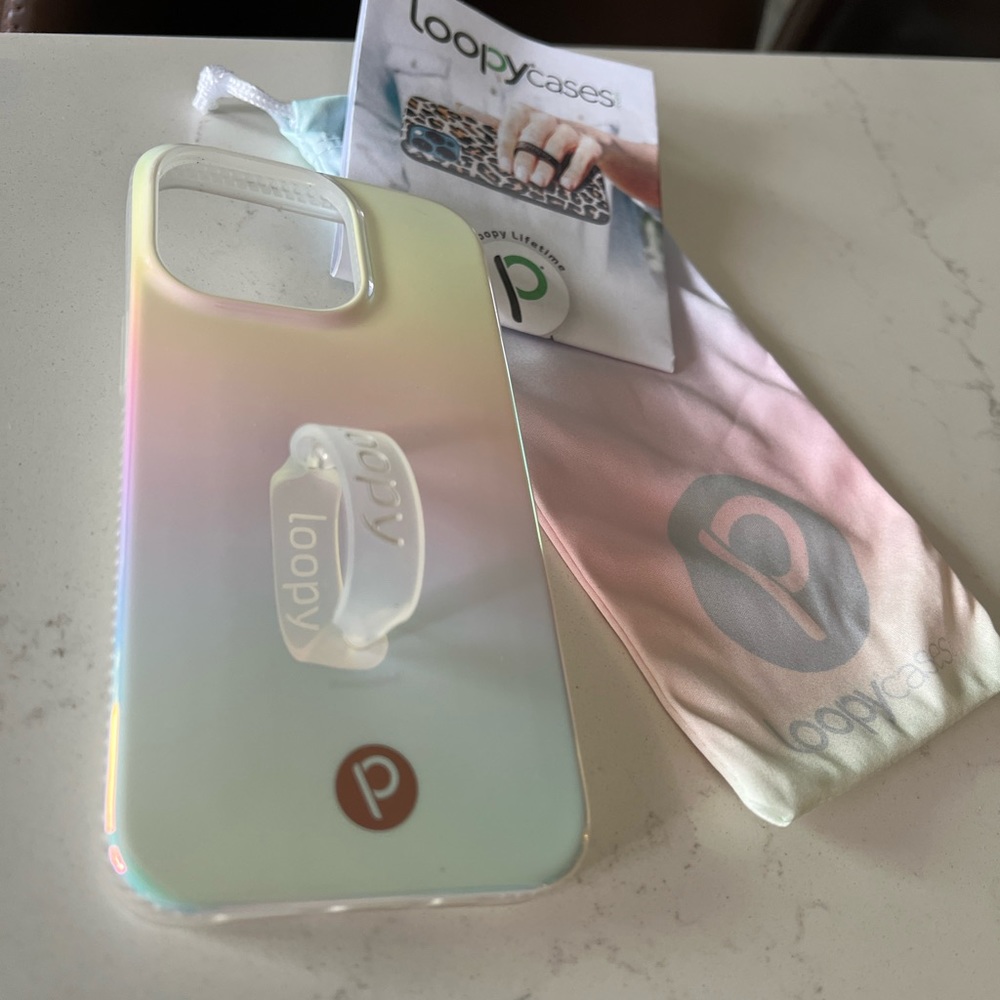 New Loopy iPhone 13 Pro - Pearl Iridescent phone case